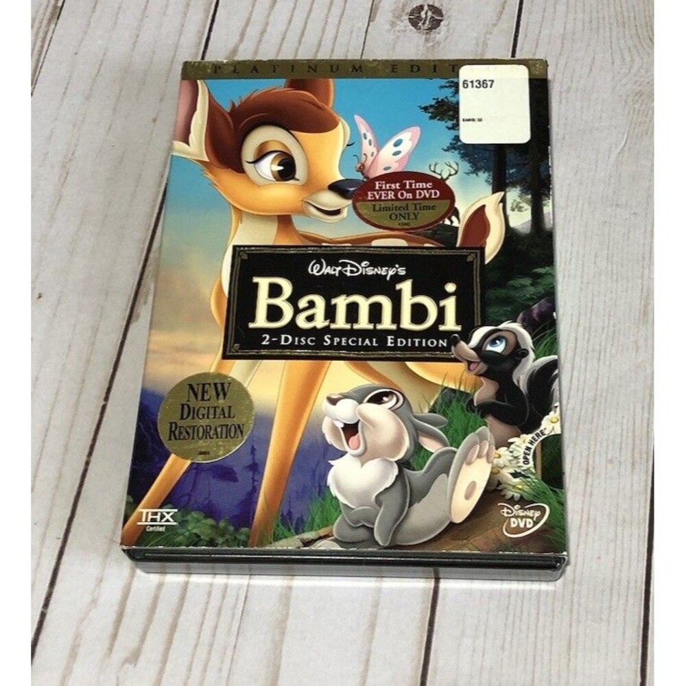 Walt Disney Bambi 2-Disc Special Platinum Edition DVD Movie Classic NEW Sealed